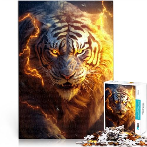 Puzzles für Erwachsene 1000 kraftvoller Energietiger Aus Holz,für und ab 14 Jahren Lernspiele, Heimdekorationsspiel. Geschenke zum 。Größe:50x75cm Puzzles für Erwachsene 1000 kraftvoller Energietiger Aus Holz,für und ab 14 Jahren Lernspiele, Heimdekorationsspiel. Geschenke zum 。Größe:50x75cm von LKSDCBOT