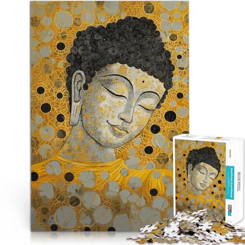 Puzzles für Erwachsene 2000 Puzzles Buddha-Gemälde Aus Karton，Geeignet für Personen ab 14 Jahren Eltern-Kind-Interaktion Tolles Geschenk zum Spielen。Größe：70x100cm/27.5x39.3Zoll von LKSDCBOT