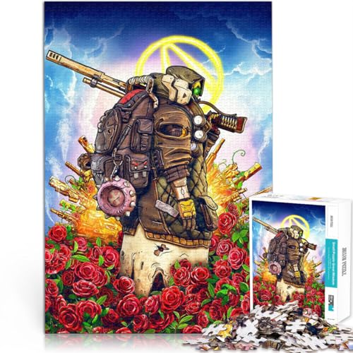 Schweres Puzzle für Erwachsene, 1000 Teile Rose Gunner Aus Holz,ab 14 Jahren Lernspiele Lernspiel zum Geburtstag und Weihnachten。Größe:50x75cm/19.6x29.5Zoll Schweres Puzzle für Erwachsene, 1000 Teile Rose Gunner Aus Holz,ab 14 Jahren Lernspiele Lernspiel zum Geburtstag und Weihnachten。Größe:50x75cm/19.6x29.5Zoll von LKSDCBOT