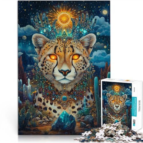Schweres Puzzle für Erwachsene, 2000 Teile Fantasie-Gepard Aus Karton,ab 14 Jahren Stressabbau Schwierige Herausforderung 。Größe:70x100cm/27.5x39.3Zoll Schweres Puzzle für Erwachsene, 2000 Teile Fantasie-Gepard Aus Karton,ab 14 Jahren Stressabbau Schwierige Herausforderung 。Größe:70x100cm/27.5x39.3Zoll von LKSDCBOT
