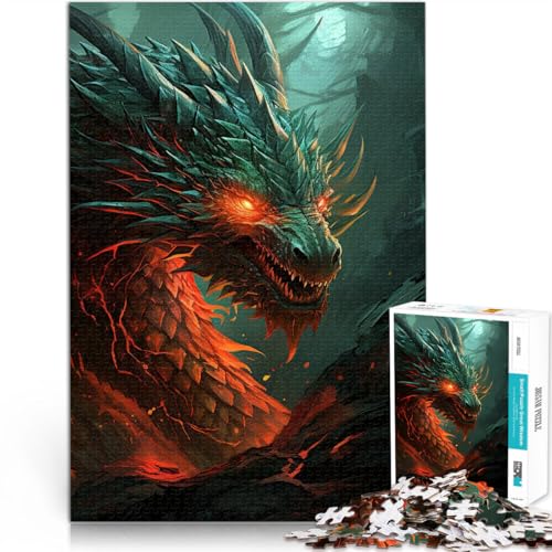 für Erwachsene 1000 Teile Puzzle Drachenkunst Aus Holz,für Kinder ab 14 Jahren einzigartiges Herausforderungsspiel Lernspiel zum Geburtstag und Weihnachten。Größe:50x75cm/19.6x29.5Zoll für Erwachsene 1000 Teile Puzzle Drachenkunst Aus Holz,für Kinder ab 14 Jahren einzigartiges Herausforderungsspiel Lernspiel zum Geburtstag und Weihnachten。Größe:50x75cm/19.6x29.5Zoll von LKSDCBOT