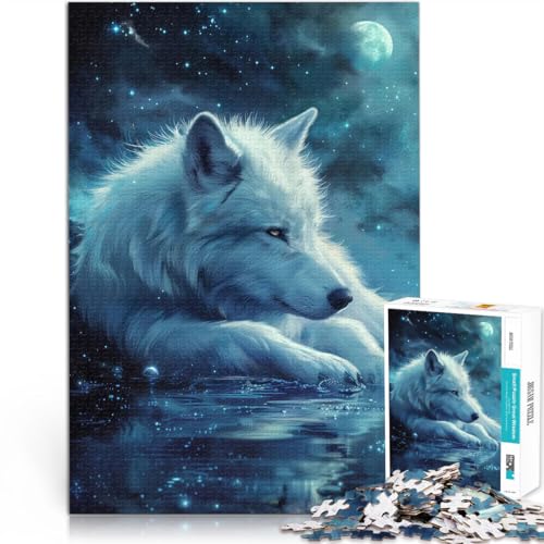 für Erwachsene 1000 Teile Puzzle Geschenke einsamer weißer Wolf Aus Karton,Geeignet für Kinder ab 14 Jahren einzigartiges Herausforderungsspiel Geschenk zum Geburtstag。Größe:26x38cm/10.2x14.9Zoll für Erwachsene 1000 Teile Puzzle Geschenke einsamer weißer Wolf Aus Karton,Geeignet für Kinder ab 14 Jahren einzigartiges Herausforderungsspiel Geschenk zum Geburtstag。Größe:26x38cm/10.2x14.9Zoll von LKSDCBOT