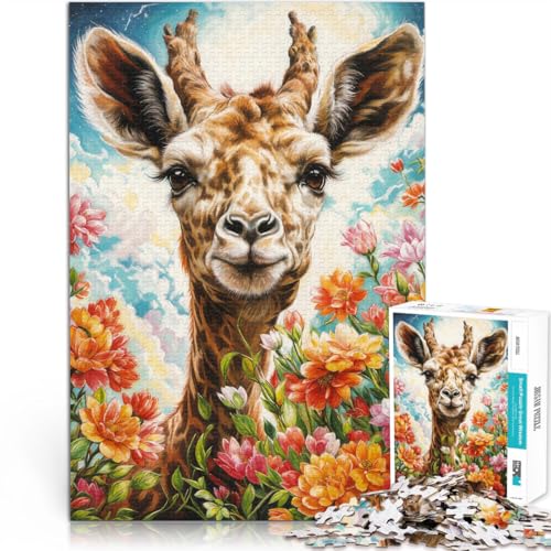 für Erwachsene 1000-Teile-Puzzle Glückliche Giraffe Aus Karton,Geeignet für Kinder ab 14 Jahren Lernspielzeug Lustiges Geschenk。Größe:26x38cm/10.2x14.9Zoll für Erwachsene 1000-Teile-Puzzle Glückliche Giraffe Aus Karton,Geeignet für Kinder ab 14 Jahren Lernspielzeug Lustiges Geschenk。Größe:26x38cm/10.2x14.9Zoll von LKSDCBOT
