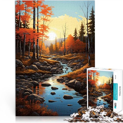 für Erwachsene 1000 Teile Puzzle Herbstlandschaft Aus Karton,ab 14 Jahren Für Familienspaß und Spieleabende tolles Geschenk。Größe:26x38cm/10.2x14.9Zoll für Erwachsene 1000 Teile Puzzle Herbstlandschaft Aus Karton,ab 14 Jahren Für Familienspaß und Spieleabende tolles Geschenk。Größe:26x38cm/10.2x14.9Zoll von LKSDCBOT