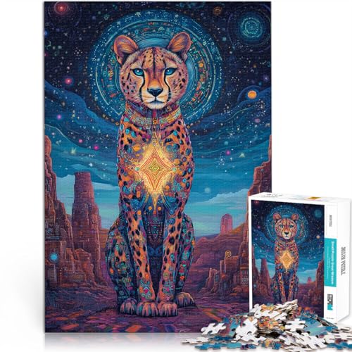 für Erwachsene 1000 Teile Puzzle Sternengepard Aus Holz,für Kinder ab 14 Jahren Intellektuelles Spielzeugspiel Geschenke für Freunde und Familie。Größe:50x75cm/19.6x29.5Zoll für Erwachsene 1000 Teile Puzzle Sternengepard Aus Holz,für Kinder ab 14 Jahren Intellektuelles Spielzeugspiel Geschenke für Freunde und Familie。Größe:50x75cm/19.6x29.5Zoll von LKSDCBOT