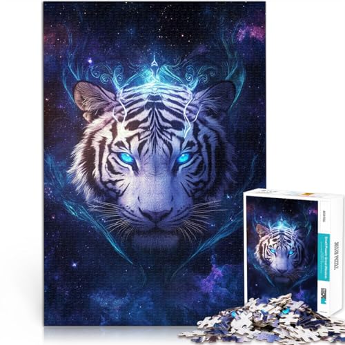für Erwachsene 1000-Teile-Puzzle magischer Tiger Aus Holz,ab 14 Jahren Heimdekoration Geburtstagsgeschenke。Größe:50x75cm/19.6x29.5Zoll für Erwachsene 1000-Teile-Puzzle magischer Tiger Aus Holz,ab 14 Jahren Heimdekoration Geburtstagsgeschenke。Größe:50x75cm/19.6x29.5Zoll von LKSDCBOT