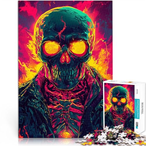für Erwachsene 1000-teiliges Puzzle Skelett-Zombie Aus Holz,ab 14 Jahren Lernspielzeug zum Lernen Weihnachts- und Geburtstagsgeschenke。Größe:50x75cm/19.6x29.5Zoll für Erwachsene 1000-teiliges Puzzle Skelett-Zombie Aus Holz,ab 14 Jahren Lernspielzeug zum Lernen Weihnachts- und Geburtstagsgeschenke。Größe:50x75cm/19.6x29.5Zoll von LKSDCBOT