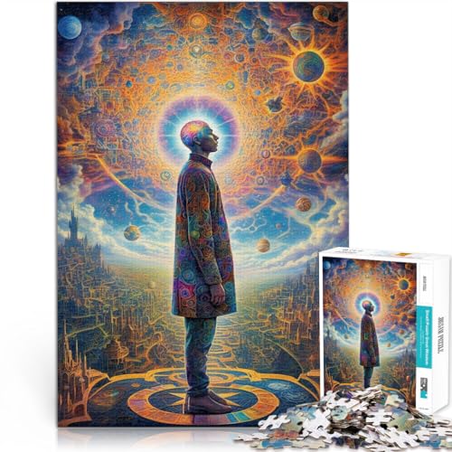 für Erwachsene 2000-Teile-Puzzle Der Zauberer Aus Karton，für 14+ Dekomprimierendes intellektuelles Lernspielzeug Tolle Geschenke und Spielzeuge。Größe：70x100cm/27.5x39.3Zoll von LKSDCBOT