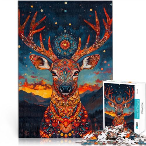 für Erwachsene 2000-Teile-Puzzle Hirsch-Kunststil Aus Karton,für Kinder ab 14 Jahren Stressabbau-Spielzeug ganze Familie eignet。Größe:70x100cm/27.5x39.3Zoll für Erwachsene 2000-Teile-Puzzle Hirsch-Kunststil Aus Karton,für Kinder ab 14 Jahren Stressabbau-Spielzeug ganze Familie eignet。Größe:70x100cm/27.5x39.3Zoll von LKSDCBOT