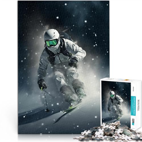 für Erwachsene 2000-Teile-Puzzle Ski Aus Karton,ab 14 Jahren Kunstdekoration für Zuhause 。Größe:70x100cm/27.5x39.3Zoll für Erwachsene 2000-Teile-Puzzle Ski Aus Karton,ab 14 Jahren Kunstdekoration für Zuhause 。Größe:70x100cm/27.5x39.3Zoll von LKSDCBOT