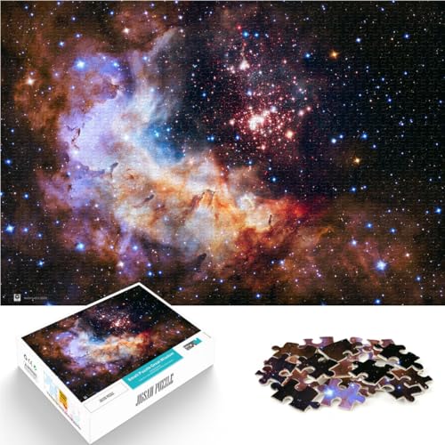 für Erwachsene 2000 Teile Puzzle Weltraumfoto Aus Karton，Geeignet für Kinder ab 14 Jahren Anti-Stress-Spielzeug Geschenkideen。Größe：70x100cm/27.5x39.3Zoll von LKSDCBOT