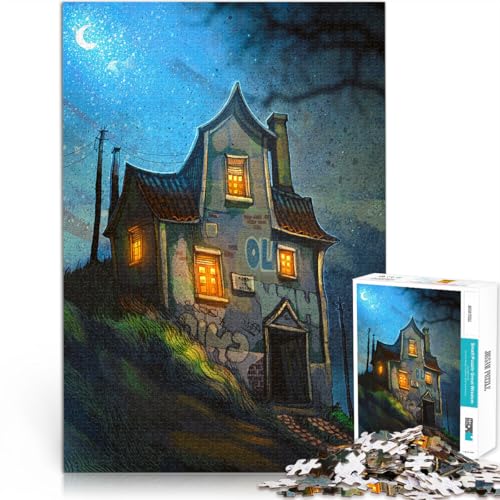 für Erwachsene 2000-teiliges Puzzle Haus im Mondlicht Aus Karton,Geeignet für Kinder ab 14 Jahren Quizspiel Lustige Aktivitäten für zu Hause, Geburtstagsgeschenk, Reisegeschenke。Größe:70x100cm für Erwachsene 2000-teiliges Puzzle Haus im Mondlicht Aus Karton,Geeignet für Kinder ab 14 Jahren Quizspiel Lustige Aktivitäten für zu Hause, Geburtstagsgeschenk, Reisegeschenke。Größe:70x100cm von LKSDCBOT