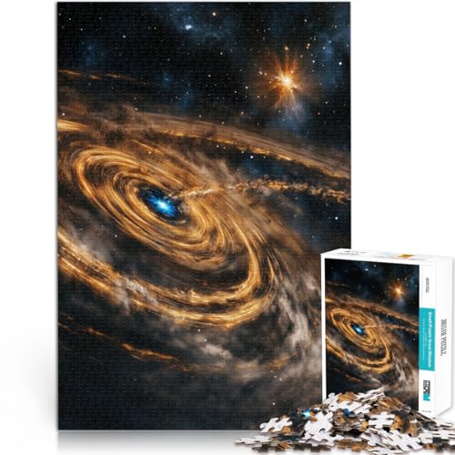 für Erwachsene Puzzles 1000 Teile Puzzles Kosmische Schwarze Lochspirale Aus Karton,ab 14 Jahren Quizspiel Schenkung von Kunstwerken。Größe:26x38cm/10.2x14.9Zoll für Erwachsene Puzzles 1000 Teile Puzzles Kosmische Schwarze Lochspirale Aus Karton,ab 14 Jahren Quizspiel Schenkung von Kunstwerken。Größe:26x38cm/10.2x14.9Zoll von LKSDCBOT