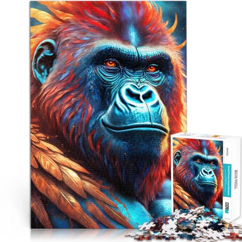 für Erwachsene Puzzles 2000 Teile Puzzles Mystischer Neongorilla Aus Karton,Geeignet für Kinder ab 14 Jahren Entspannungsspiele Künstlersammlung, Bildende Kunst。Größe:70x100cm/27.5x39.3Zoll für Erwachsene Puzzles 2000 Teile Puzzles Mystischer Neongorilla Aus Karton,Geeignet für Kinder ab 14 Jahren Entspannungsspiele Künstlersammlung, Bildende Kunst。Größe:70x100cm/27.5x39.3Zoll von LKSDCBOT