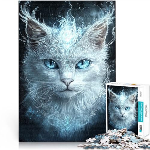 für Erwachsene2000-Teile-Puzzles magische weiße Katze Aus Karton,ab 14 Jahren Wohndeko Geburtstagsgeschenk。Größe:70x100cm/27.5x39.3Zoll für Erwachsene2000-Teile-Puzzles magische weiße Katze Aus Karton,ab 14 Jahren Wohndeko Geburtstagsgeschenk。Größe:70x100cm/27.5x39.3Zoll von LKSDCBOT