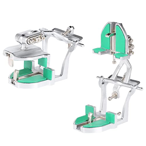 Dental Lab Halb Verstellbarer Artikulator - Universal Prothese Artikulator - 3 Einstellbare Typ 2 Dental Artikulator für Prothesenpflaster Modell, mit Schraubendreher (Grün) von LKYLVEE