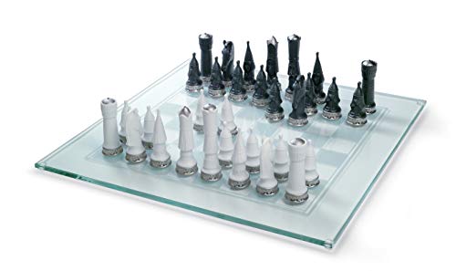 LLADRÓ Schach-Set. Silber. Schachpiel. Porzellan. von LLADRÓ