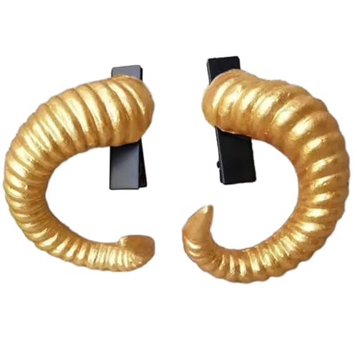 2 x Schafshorn-Kopfschmuck, Hexe, Cosplay, Kopfschmuck, leicht, Lolitas-Stil, Kopfbedeckung für Karneval, Event 2 x Schafshorn-Kopfschmuck, Hexe, Cosplay, Kopfschmuck, leicht, Lolitas-Stil, Kopfbedeckung für Karneval, Event von LLHCF