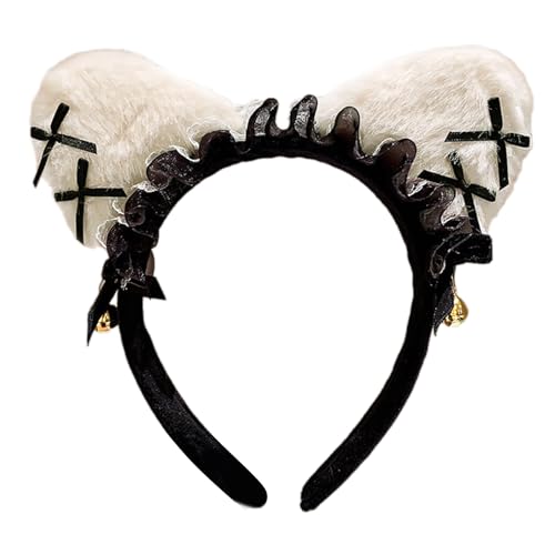 Anime-Haarband, Spitze, Katzenohren, Haarreif mit Fliege, Rollenspiel-Requisiten, Haarband, Kostümzubehör für Maskeraden, Party Anime-Haarband, Spitze, Katzenohren, Haarreif mit Fliege, Rollenspiel-Requisiten, Haarband, Kostümzubehör für Maskeraden, Party von LLHCF