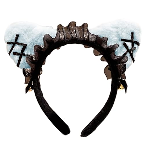 Anime-Haarband, Spitze, Katzenohren, Haarreif mit Fliege, Rollenspiel-Requisiten, Haarband, Kostümzubehör für Maskeraden, Party Anime-Haarband, Spitze, Katzenohren, Haarreif mit Fliege, Rollenspiel-Requisiten, Haarband, Kostümzubehör für Maskeraden, Party von LLHCF