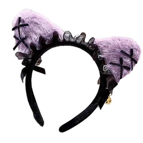 Anime-Haarband, Spitze, Katzenohren, Haarreif mit Fliege, Rollenspiel-Requisiten, Haarband, Kostümzubehör für Maskeraden, Party Anime-Haarband, Spitze, Katzenohren, Haarreif mit Fliege, Rollenspiel-Requisiten, Haarband, Kostümzubehör für Maskeraden, Party von LLHCF