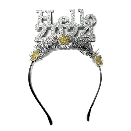 Creatively Hello Letter 2024 Shape Hair Hoop Live Broadcast Hair Holder Christmas Party Costume Headwear For Children Creatively Hello Letter 2024 Shape Hair Hoop Live Broadcast Hair Holder Christmas Party Costume Headwear For Children von LLHCF