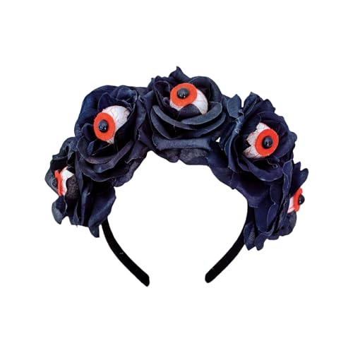 LLHCF Blutender Augapfel Teufel Rose Stirnband Dunkle Blume Für Karneval Party Handgemachte Halloween Party Kostüm Teufel LLHCF Blutender Augapfel Teufel Rose Stirnband Dunkle Blume Für Karneval Party Handgemachte Halloween Party Kostüm Teufel von LLHCF