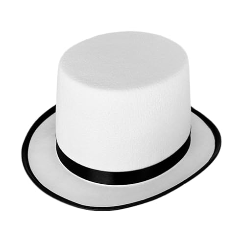 LLHCF Britischer Hut für Erwachsene/Kinder, flacher Zylinderhut, Abschlussball, Karneval, Party, Kostüm, Filz, Zaubererhut für Karneval, Show, Rave-Party LLHCF Britischer Hut für Erwachsene/Kinder, flacher Zylinderhut, Abschlussball, Karneval, Party, Kostüm, Filz, Zaubererhut für Karneval, Show, Rave-Party von LLHCF