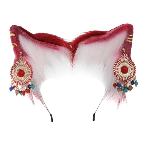 LLHCF Cosplay Kätzchenohren-Haarreif, Tierohren, pelziges Kätzchen, Karneval, Party, handgefertigt, pelzig, Party, Kostüm, Teufel LLHCF Cosplay Kätzchenohren-Haarreif, Tierohren, pelziges Kätzchen, Karneval, Party, handgefertigt, pelzig, Party, Kostüm, Teufel von LLHCF