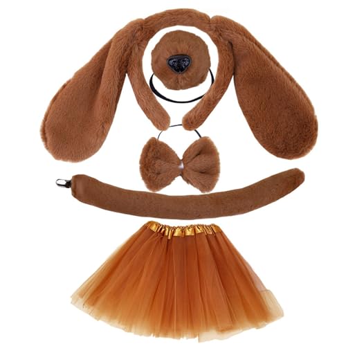 LLHCF Dalmatiner-Cosplay-Kostüm für Kinder, Cartoon-Tier-Stirnband/Schwanz/Fliege, Halloween-Party, Bühne, Rollenspiel-Outfit LLHCF Dalmatiner-Cosplay-Kostüm für Kinder, Cartoon-Tier-Stirnband/Schwanz/Fliege, Halloween-Party, Bühne, Rollenspiel-Outfit von LLHCF