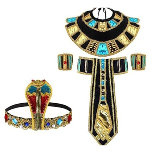LLHCF Goldene ägyptische Schlange Haarreifen Schlangen Cosplay Stirnbänder Königin von Ägypten Cosplay Coole Kopfbedeckung Queen LLHCF Goldene ägyptische Schlange Haarreifen Schlangen Cosplay Stirnbänder Königin von Ägypten Cosplay Coole Kopfbedeckung Queen von LLHCF