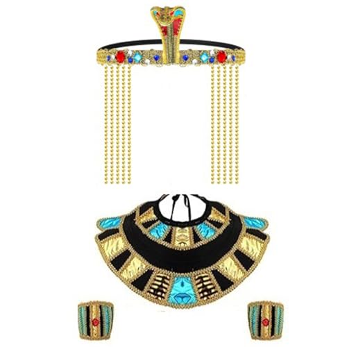 LLHCF Goldene ägyptische Schlange Haarreifen Schlangen Cosplay Stirnbänder Königin von Ägypten Cosplay Coole Kopfbedeckung Queen LLHCF Goldene ägyptische Schlange Haarreifen Schlangen Cosplay Stirnbänder Königin von Ägypten Cosplay Coole Kopfbedeckung Queen von LLHCF