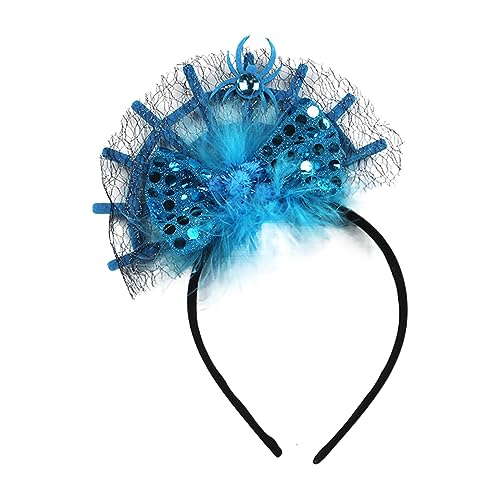 LLHCF Mehrzweck-Halloween-Spinnennetz-Stirnband, dekoratives Cosplay-Kostüm, Requisiten für Kinder, Mädchen, Kindergarten, Party-Dekoration von LLHCF