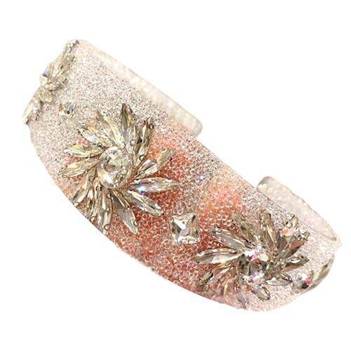 LLHCF Modisches Haarband, klare Kopfbedeckung, Kristall-Stirnband, Foto-Requisiten, Party, Cosplay, Kostüme, Tanzen, Partyzubehör LLHCF Modisches Haarband, klare Kopfbedeckung, Kristall-Stirnband, Foto-Requisiten, Party, Cosplay, Kostüme, Tanzen, Partyzubehör von LLHCF