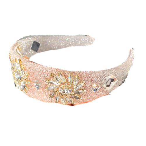 LLHCF Modisches Haarband, klare Kopfbedeckung, Kristall-Stirnband, Foto-Requisiten, Party, Cosplay, Kostüme, Tanzen, Partyzubehör LLHCF Modisches Haarband, klare Kopfbedeckung, Kristall-Stirnband, Foto-Requisiten, Party, Cosplay, Kostüme, Tanzen, Partyzubehör von LLHCF