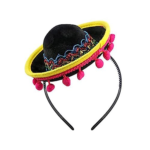 LLHCF Sombrero Hut Stirnband Mexikaner Festival Kopfschmuck Fotografie Requisiten für Erwachsene Kind Party Karneval Kostüm Kopfschmuck LLHCF Sombrero Hut Stirnband Mexikaner Festival Kopfschmuck Fotografie Requisiten für Erwachsene Kind Party Karneval Kostüm Kopfschmuck von LLHCF
