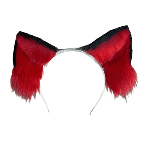 LLHCF Wolf Ohr Stirnband Kätzchen Mädchen Cosplay Zubehör Ohren Fursuit Maskerade Halloween Cosplay Party LLHCF Wolf Ohr Stirnband Kätzchen Mädchen Cosplay Zubehör Ohren Fursuit Maskerade Halloween Cosplay Party von LLHCF