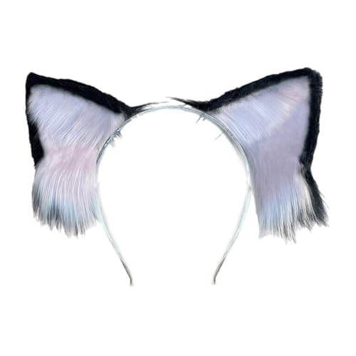 LLHCF Wolf Ohr Stirnband Kätzchen Mädchen Cosplay Zubehör Ohren Fursuit Maskerade Halloween Cosplay Party LLHCF Wolf Ohr Stirnband Kätzchen Mädchen Cosplay Zubehör Ohren Fursuit Maskerade Halloween Cosplay Party von LLHCF