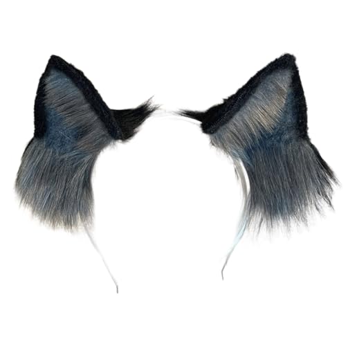 LLHCF Wolf Ohr Stirnband Kätzchen Mädchen Cosplay Zubehör Ohren Fursuit Maskerade Halloween Cosplay Party LLHCF Wolf Ohr Stirnband Kätzchen Mädchen Cosplay Zubehör Ohren Fursuit Maskerade Halloween Cosplay Party von LLHCF