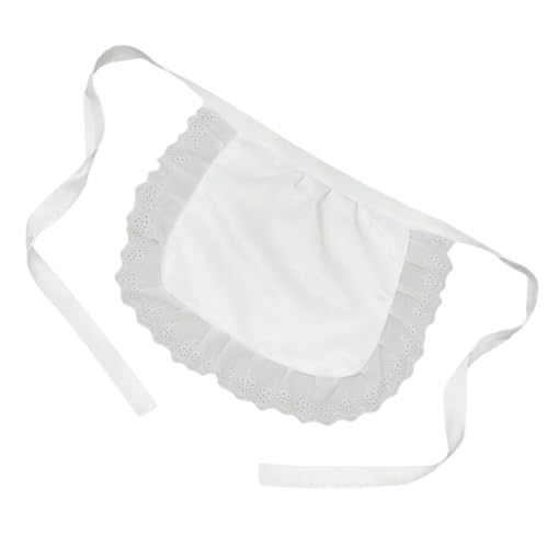 Maid Rüschen-Taille halbe Schürze mit Tutus-Rock, Set für Damen, chinesischer kleiner Koch, Cheongsam-Zubehör, Anime-Mädchen-Outfit Maid Rüschen-Taille halbe Schürze mit Tutus-Rock, Set für Damen, chinesischer kleiner Koch, Cheongsam-Zubehör, Anime-Mädchen-Outfit von LLHCF