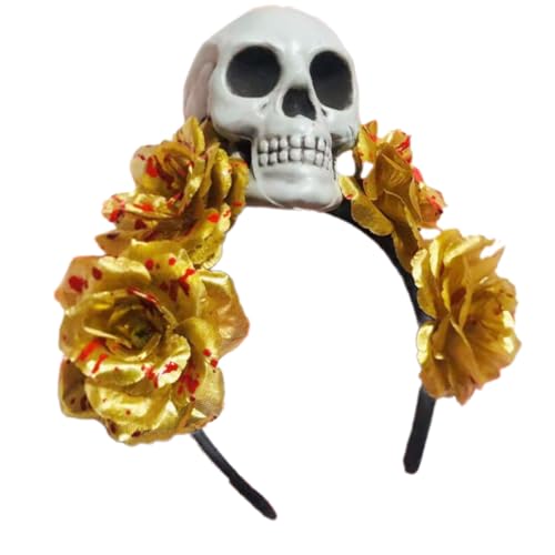 Hexenschädel Kopfwear Party Halloween Braut Stirnband Devil Skull Animation Hair Hoop Für Live Show Rolle Spielen Hexenschädel Kopfwear Party Halloween Braut Stirnband Devil Skull Animation Hair Hoop Für Live Show Rolle Spielen von LLINthy