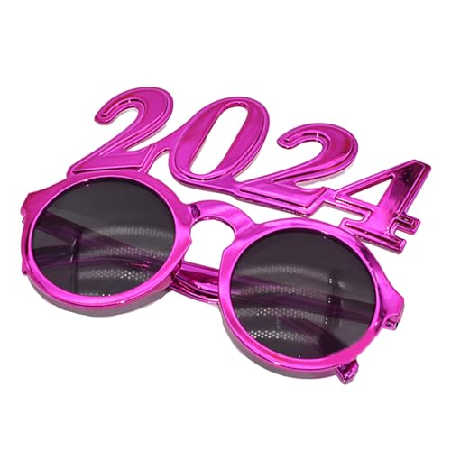 LLINthy 2024 Neujahrsparty-Zubehör, glitzernde Brillen, Silvester-Feier, Zubehör, Brillen, Heimdekoration, Brillenrahmen LLINthy 2024 Neujahrsparty-Zubehör, glitzernde Brillen, Silvester-Feier, Zubehör, Brillen, Heimdekoration, Brillenrahmen von LLINthy