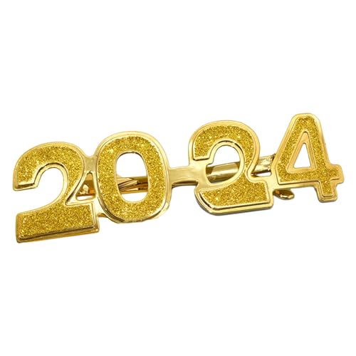 LLINthy 2024 Neujahrsparty-Zubehör, glitzernde Brillen, Silvester-Feier, Zubehör, Brillen, Heimdekoration, Brillenrahmen LLINthy 2024 Neujahrsparty-Zubehör, glitzernde Brillen, Silvester-Feier, Zubehör, Brillen, Heimdekoration, Brillenrahmen von LLINthy