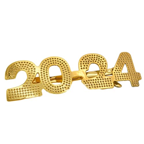 LLINthy 2024 Neujahrsparty-Zubehör, glitzernde Brillen, Silvester-Feier, Zubehör, Brillen, Heimdekoration, Brillenrahmen LLINthy 2024 Neujahrsparty-Zubehör, glitzernde Brillen, Silvester-Feier, Zubehör, Brillen, Heimdekoration, Brillenrahmen von LLINthy