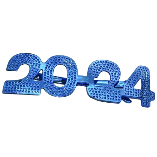LLINthy 2024 Neujahrsparty-Zubehör, glitzernde Brillen, Silvester-Feier, Zubehör, Brillen, Heimdekoration, Brillenrahmen LLINthy 2024 Neujahrsparty-Zubehör, glitzernde Brillen, Silvester-Feier, Zubehör, Brillen, Heimdekoration, Brillenrahmen von LLINthy