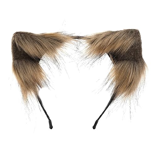 LLINthy Anime Cosplay Requisiten Haarreifen pelziges Haarstyling für Halloween Stirnband pelziges Kätzchen Tier Karneval LLINthy Anime Cosplay Requisiten Haarreifen pelziges Haarstyling für Halloween Stirnband pelziges Kätzchen Tier Karneval von LLINthy