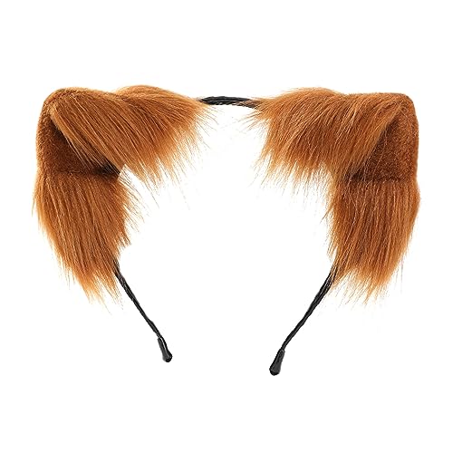 LLINthy Anime Cosplay Requisiten Haarreifen pelziges Haarstyling für Halloween Stirnband pelziges Kätzchen Tier Karneval LLINthy Anime Cosplay Requisiten Haarreifen pelziges Haarstyling für Halloween Stirnband pelziges Kätzchen Tier Karneval von LLINthy