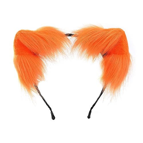LLINthy Anime Cosplay Requisiten Haarreifen pelziges Haarstyling für Halloween Stirnband pelziges Kätzchen Tier Karneval LLINthy Anime Cosplay Requisiten Haarreifen pelziges Haarstyling für Halloween Stirnband pelziges Kätzchen Tier Karneval von LLINthy