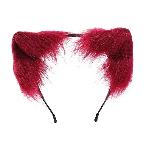 LLINthy Anime Cosplay Requisiten Haarreifen pelziges Haarstyling für Halloween Stirnband pelziges Kätzchen Tier Karneval LLINthy Anime Cosplay Requisiten Haarreifen pelziges Haarstyling für Halloween Stirnband pelziges Kätzchen Tier Karneval von LLINthy