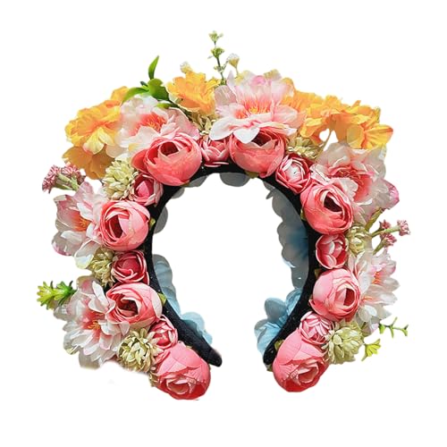 LLINthy Authentische Chinesische Blumige Kopfstücke Traditionelle Chinesische Blumige Kopfbedeckung Seidenblumhaarstück Für Kostümfotografie Blumenkronen LLINthy Authentische Chinesische Blumige Kopfstücke Traditionelle Chinesische Blumige Kopfbedeckung Seidenblumhaarstück Für Kostümfotografie Blumenkronen von LLINthy